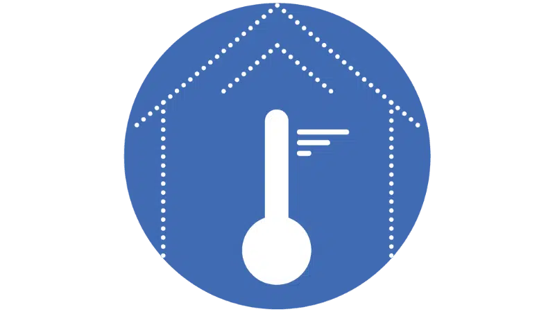 Heizen und Kühlen Icon